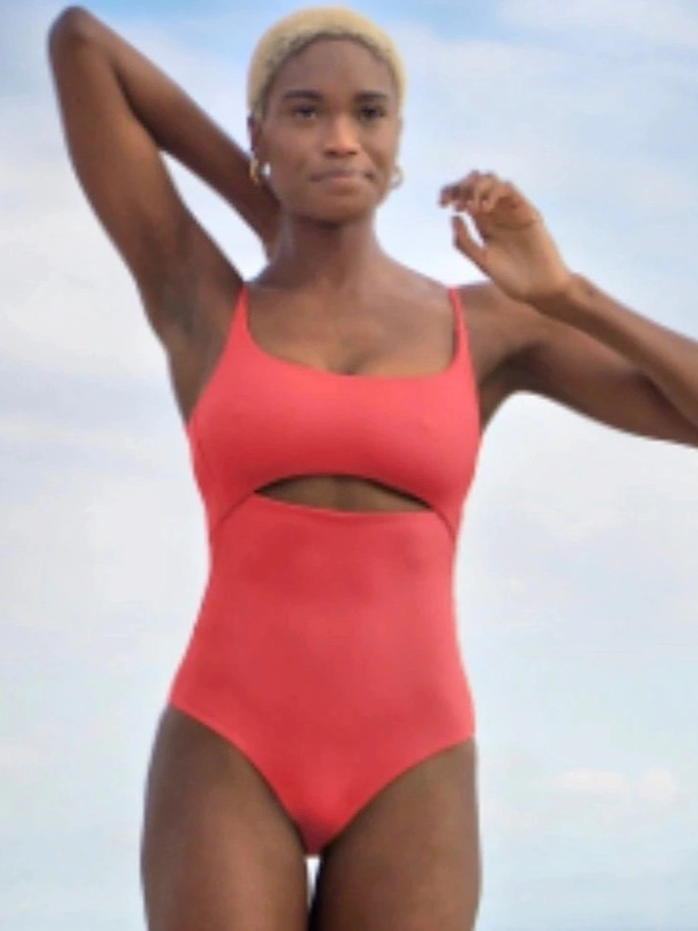 Left On Friday Peak Cutout One-Piece Swimsuit XL